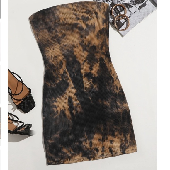 Dresses & Skirts - Rib-Knit Tie-Dye Dress